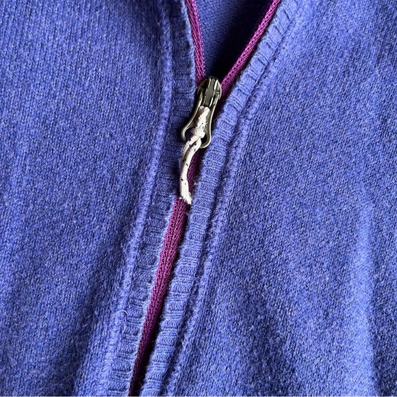 VTG Y2K Eddie Bauer Womens Large Purple Sweater - Picture 10 of 12